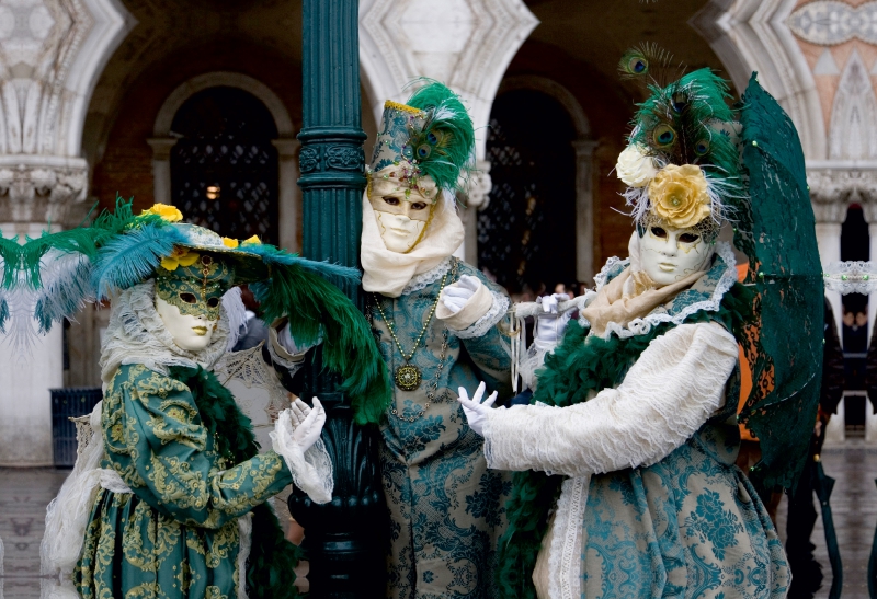 Ein Motiv aus dem Kalender Carnevale di Venezia 2017