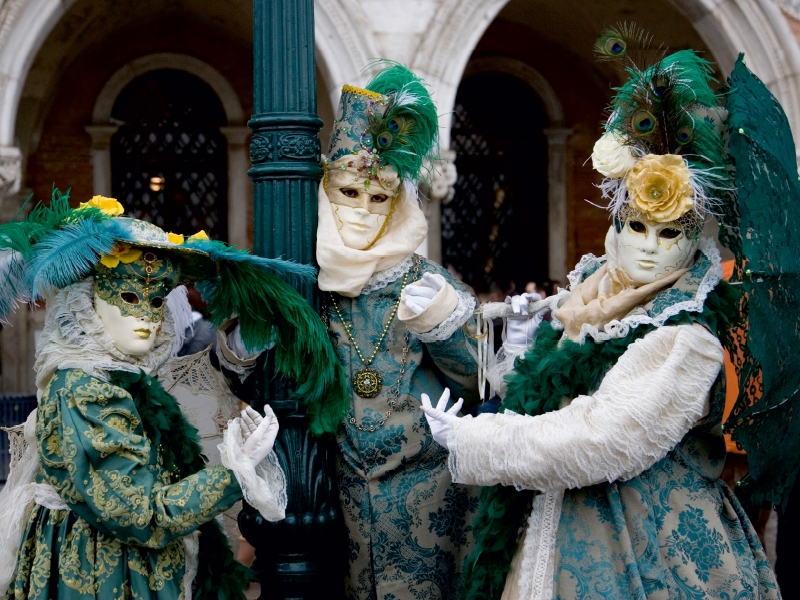 Ein Motiv aus dem Kalender Carnevale di Venezia 2017