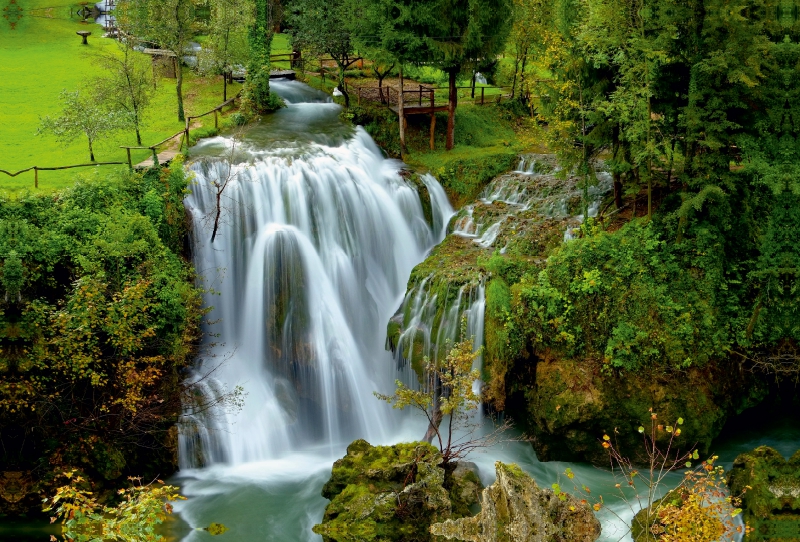 Wasserfall in Rastoke