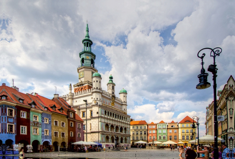 Posen - Rathaus am Alten Markt, fertiggestellt im Jahre 1555