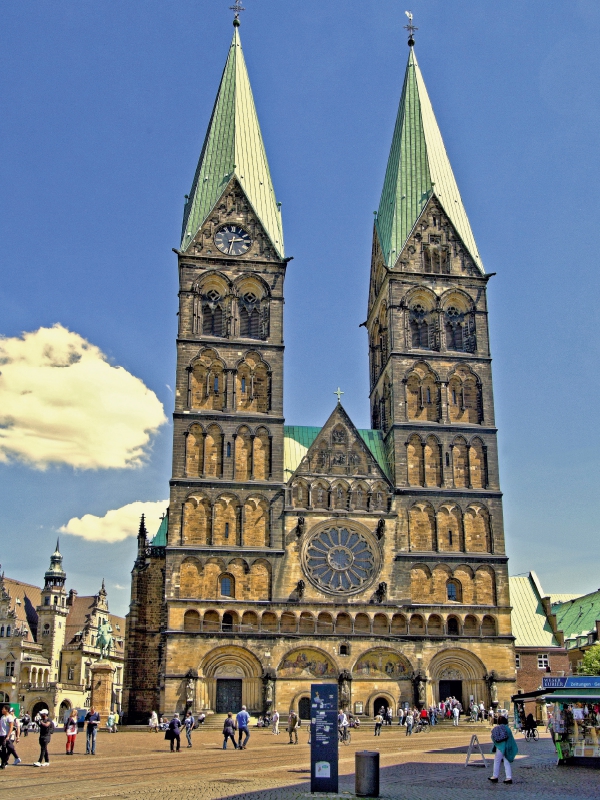 Bremen - St. Petri Dom, frühgotisches Gepräge des 13. Jahrhunderts