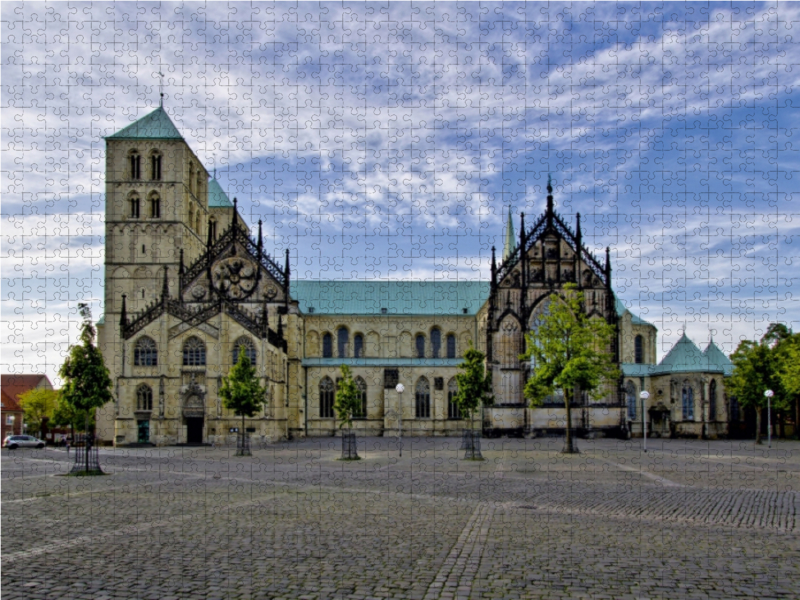 Münster - Der St. Paulus-Dom ist in seiner heutigen Gestalt ein Werk des 13. Jahrhunderts