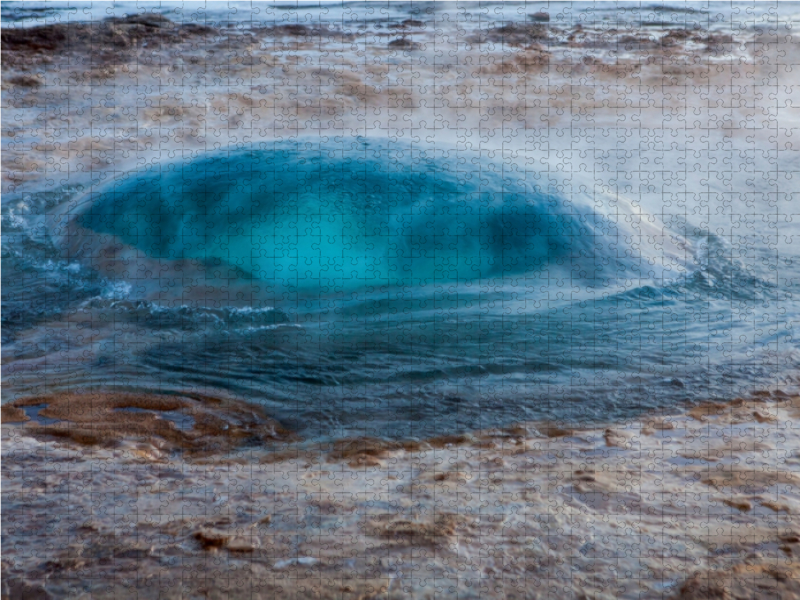 Geysir Strokkur auf Island