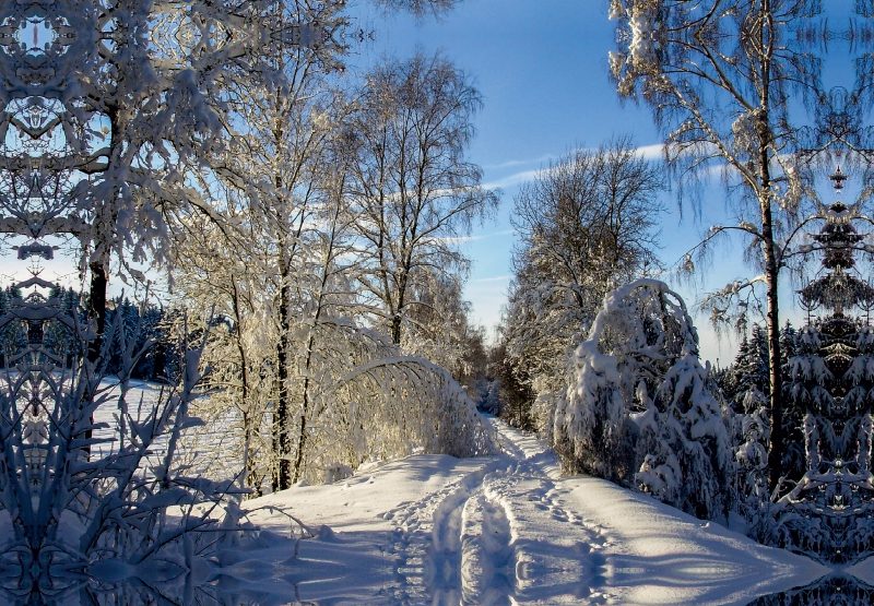 Winter im Erzgebirge