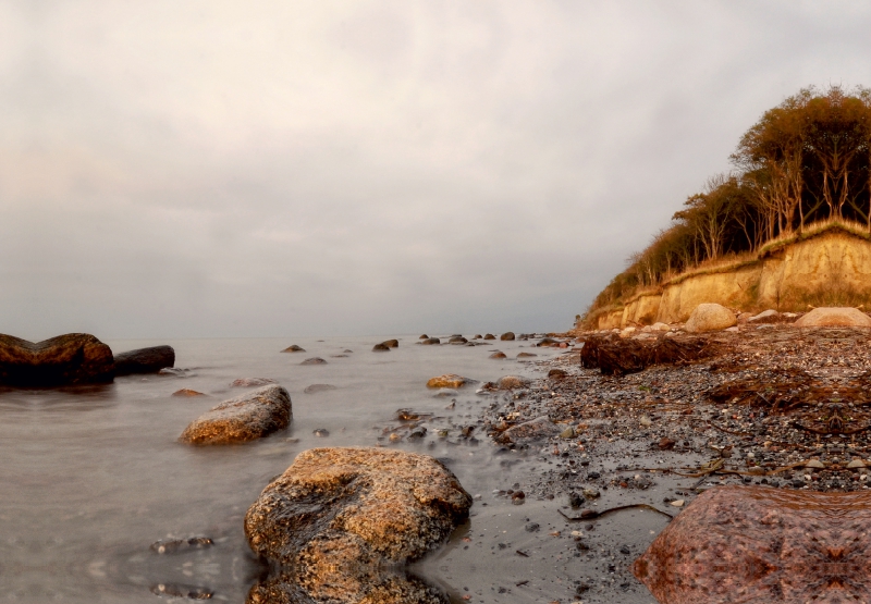 Goldene Stimmung am Strand - Insel Poel