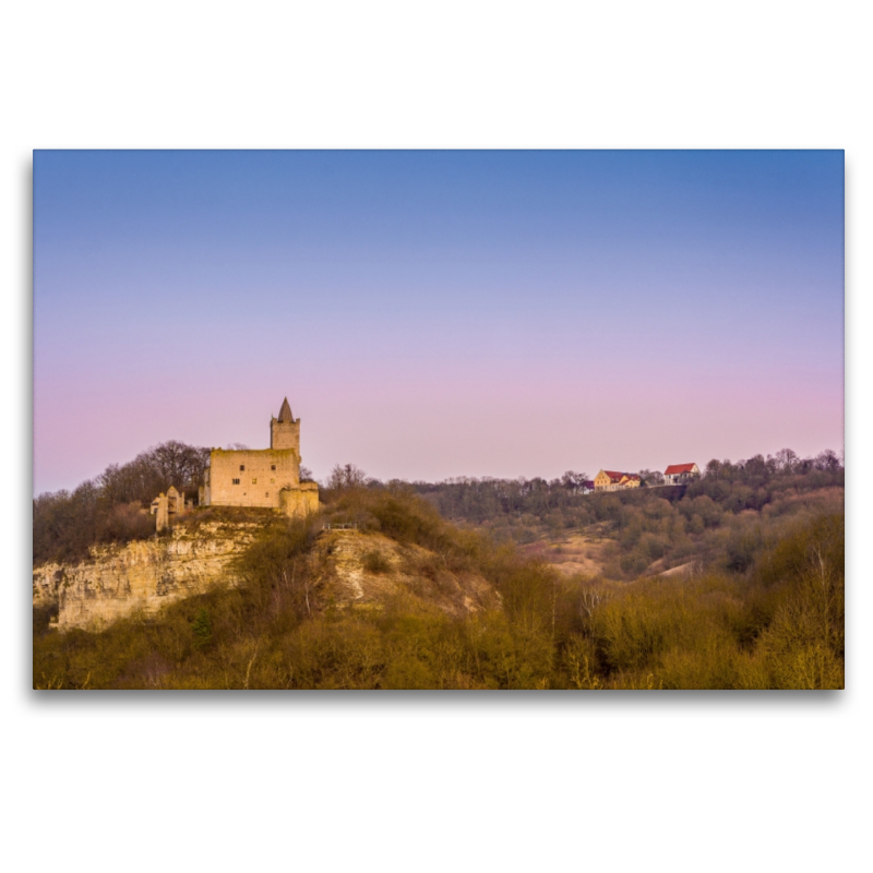 Rudelsburg am Abend