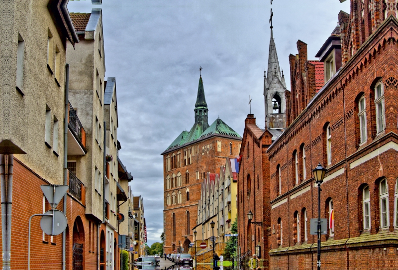 Die katholische Marienkirche, der Kolberger Dom, wurde erstmals 1316 urkundlich erwähnt