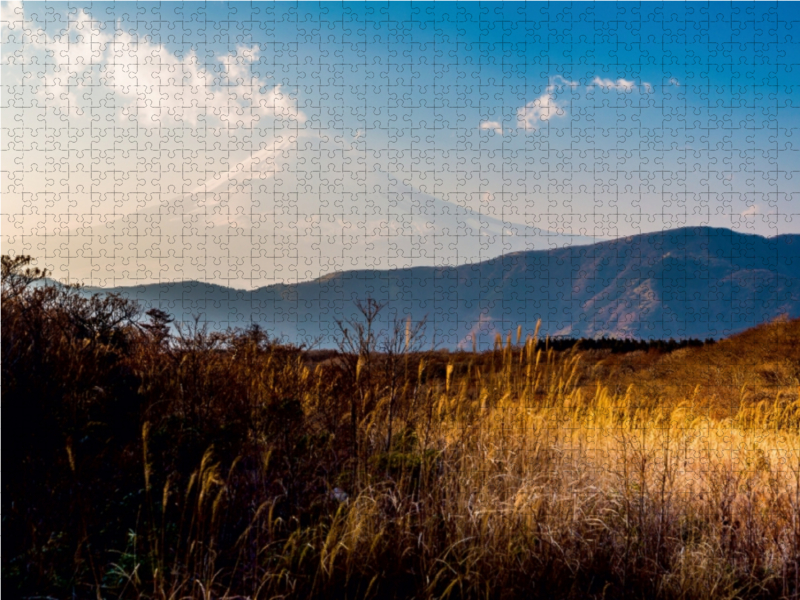 Sonnenuntergang am Fujiyama