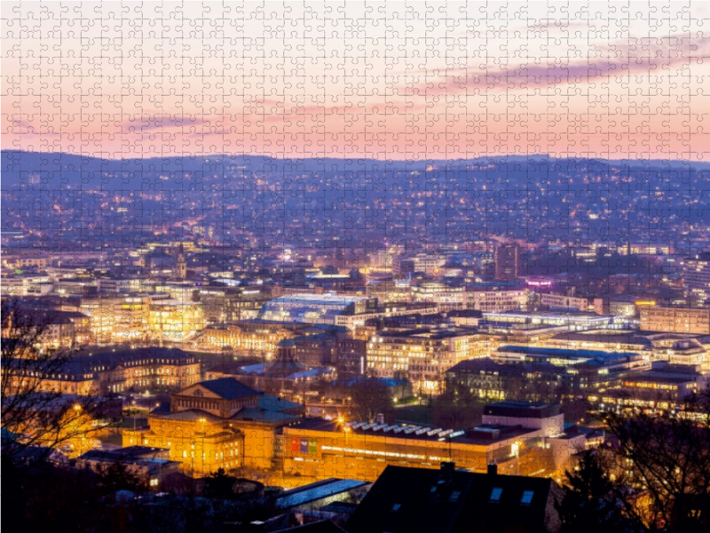 Innenstadt mit Staatstheater und Schloßplatz