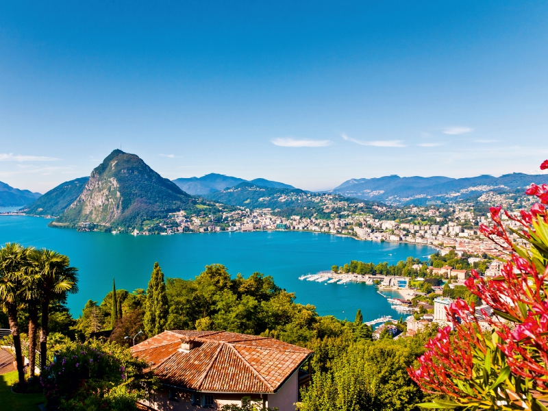 Lugano am Luganer See