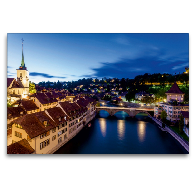 Historischer Stadtkern mit der Nydeggkirche in Bern