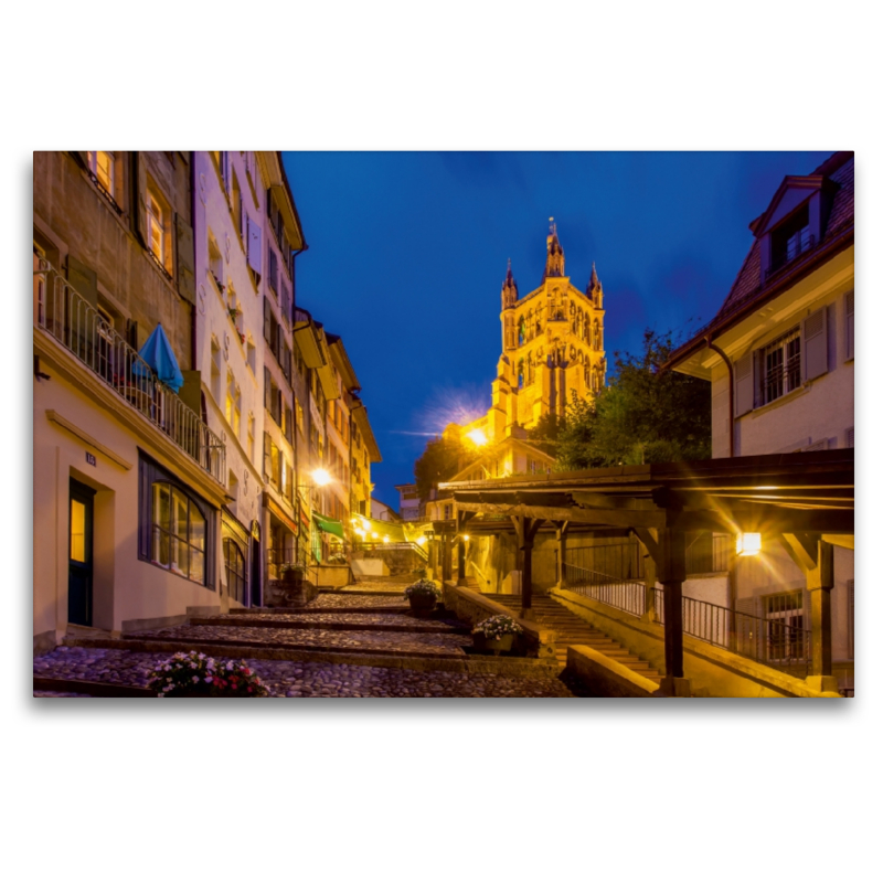 Kathedrale Notre Dame in der Altstadt von Lausanne