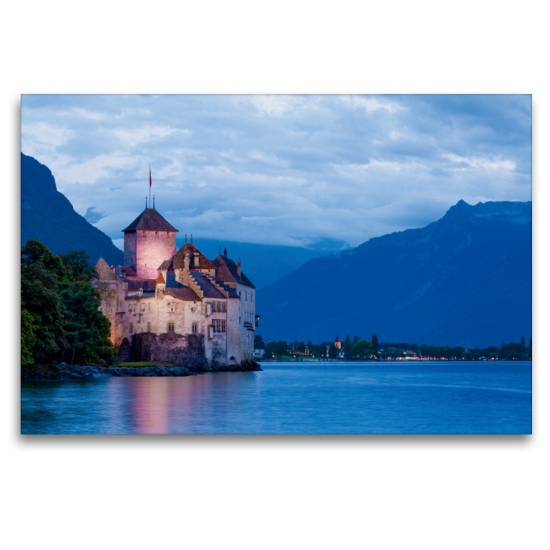 Wasserburg Chateau de Chillon bei Veytaux