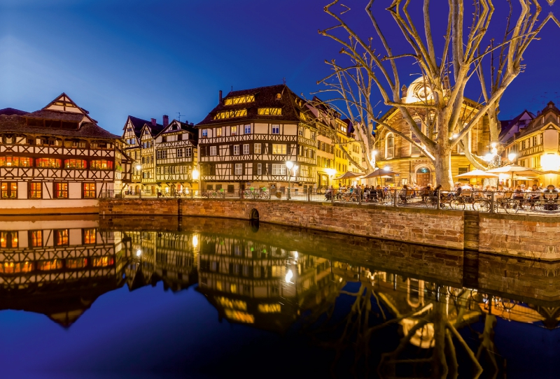 Restaurant La Corde à Linge am Place Benjamin Zix in Straßburg