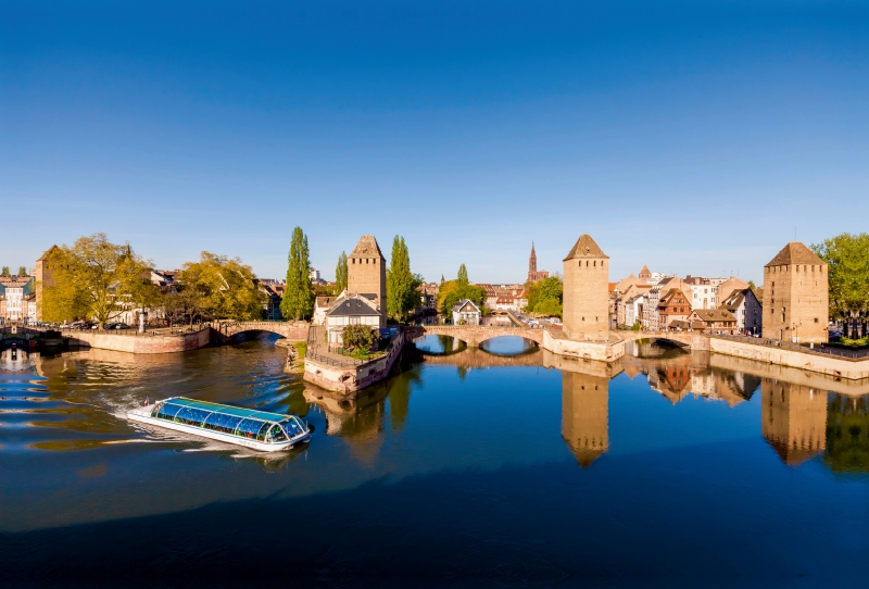 Die Ponts Couverts, Teil der ehemaligen Festung in Straßburg