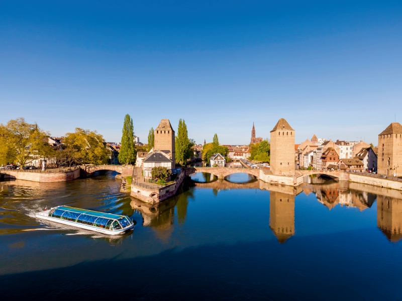 Die Ponts Couverts, Teil der ehemaligen Festung in Straßburg