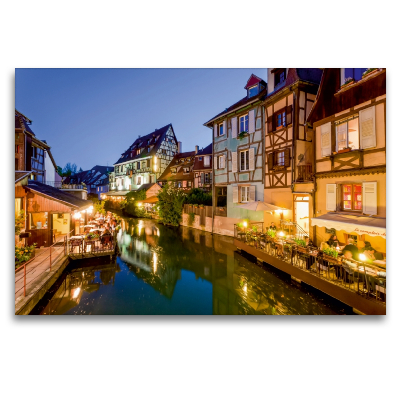 Restaurants am Ufer der Lauch, Petite Venise, Colmar