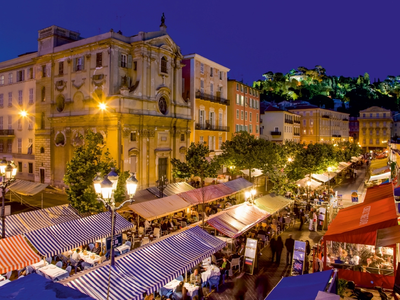 Restaurants am Cours Saleya