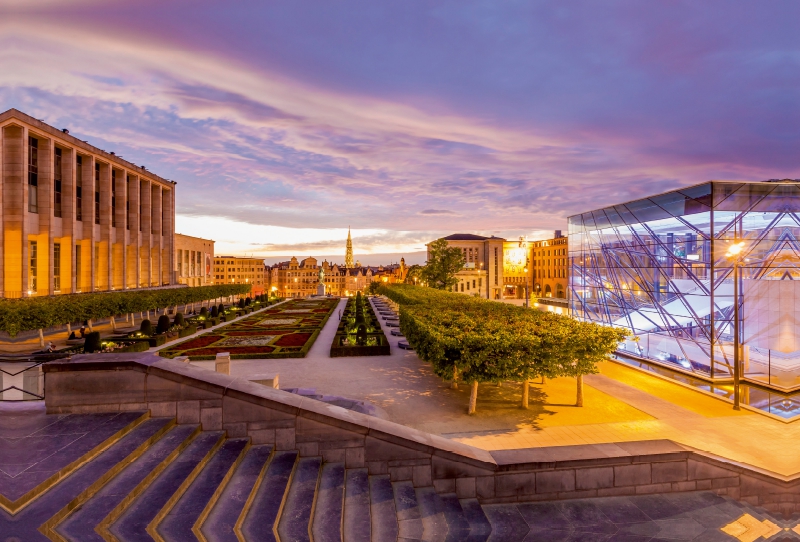 Der Mont des Arts in Brüssel