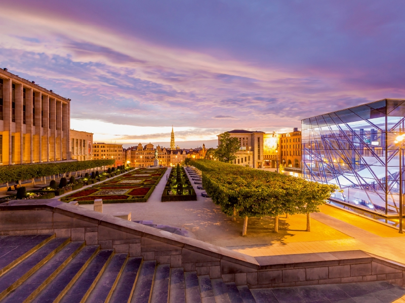 Der Mont des Arts in Brüssel