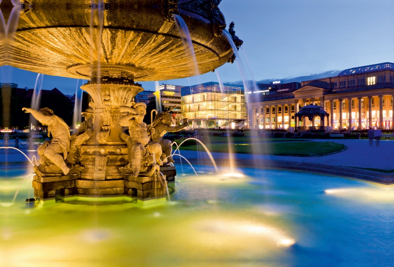 Schlossplatz in Stuttgart