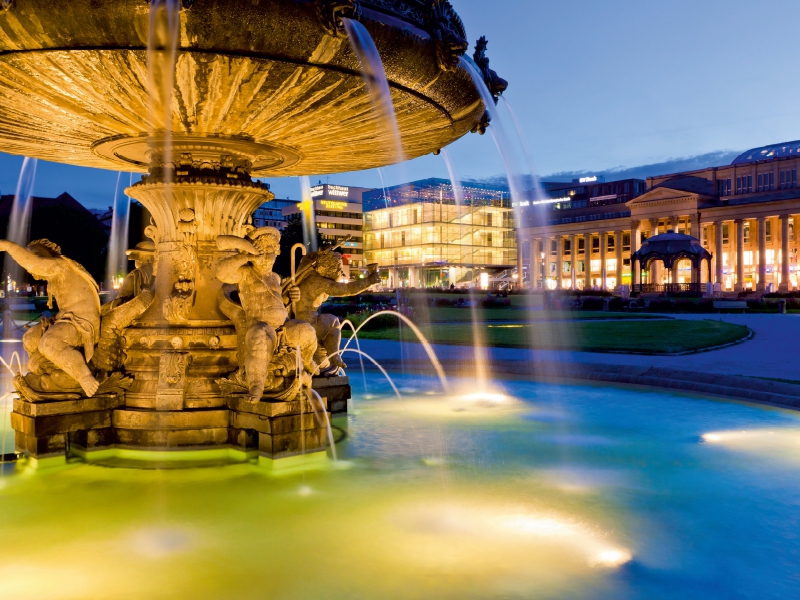 Schlossplatz in Stuttgart