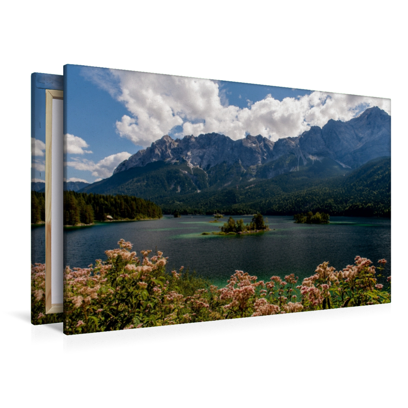 Eibsee mit Blick auf das Zugspitzmassiv