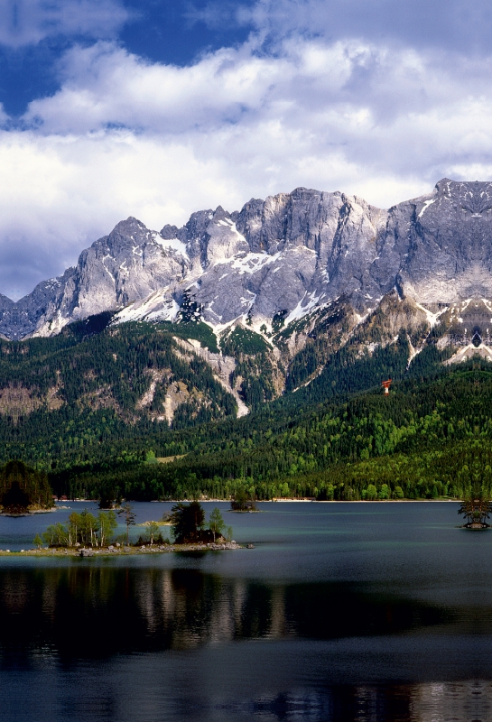 Eibsee an der Zugspitze