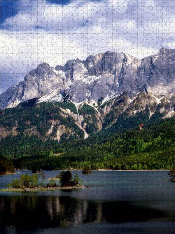 Eibsee an der Zugspitze