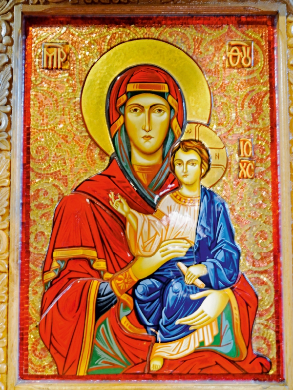 Madonna mit Kind, Biserica Curtea Veche, Verkündigungskirche