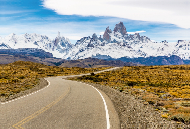 Straße nach El Chaltén