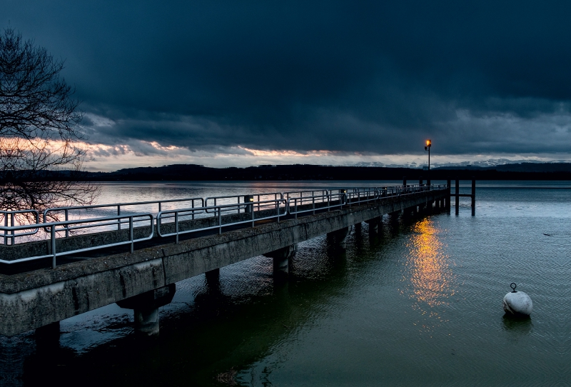 Abendstimmung am Murtensee