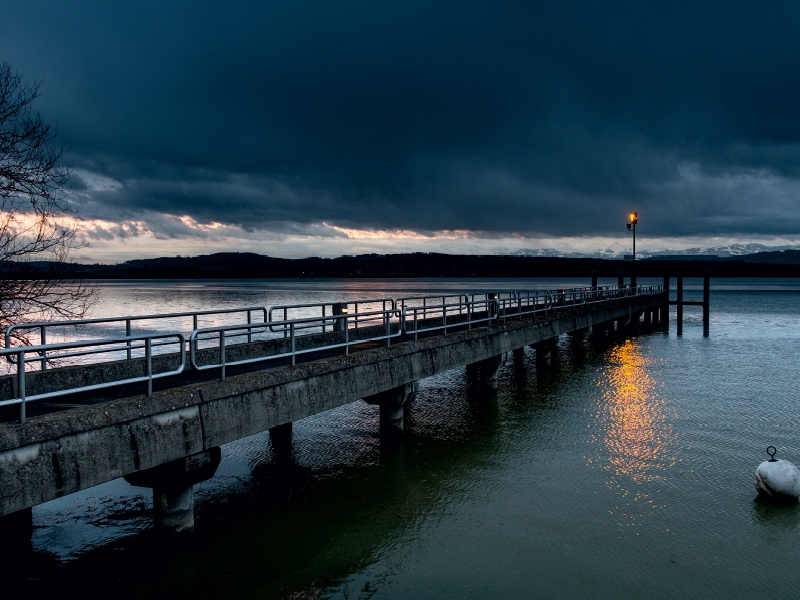 Abendstimmung am Murtensee