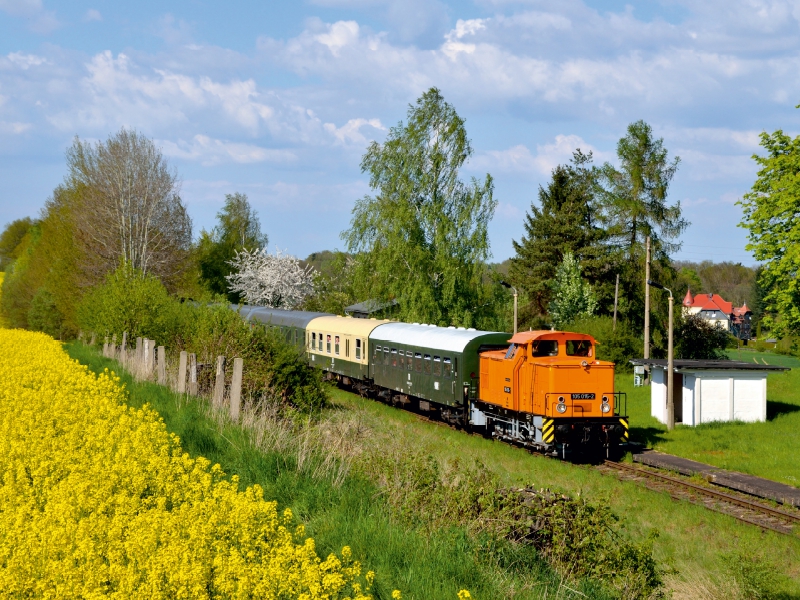 Ein Motiv aus dem Kalender Oberlausitzer Eisenbahnen 2017