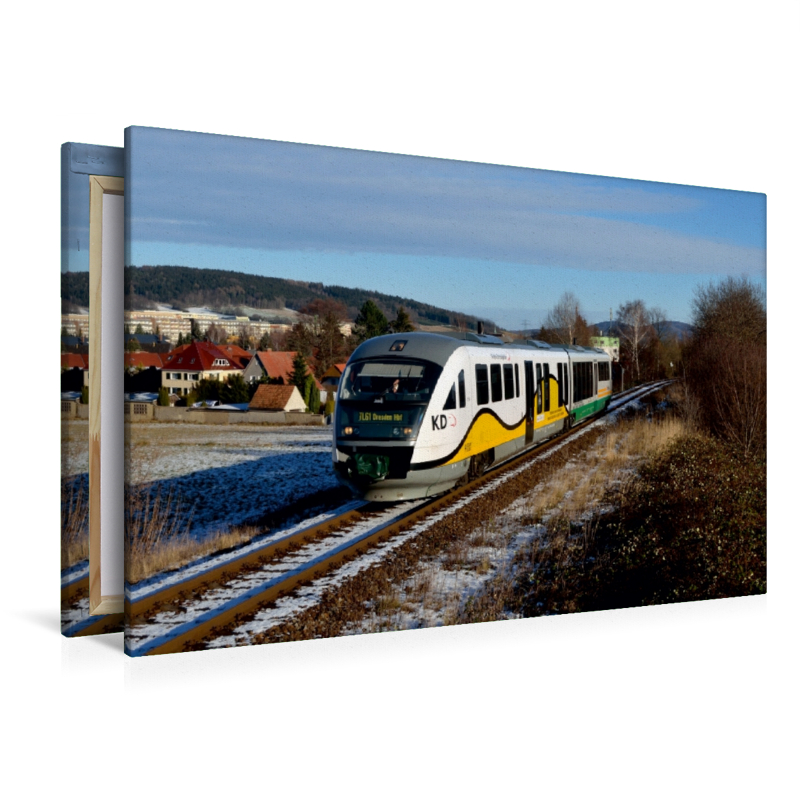 Trilex VT04 mit KD Werbung in Wilthen am 08.01.2016