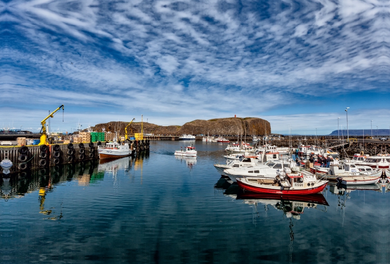 Der Hafen von Stykkisholmur