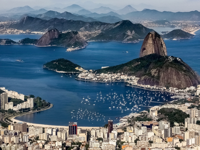 Traumblick vom Corcovado  Rio de Janeiro