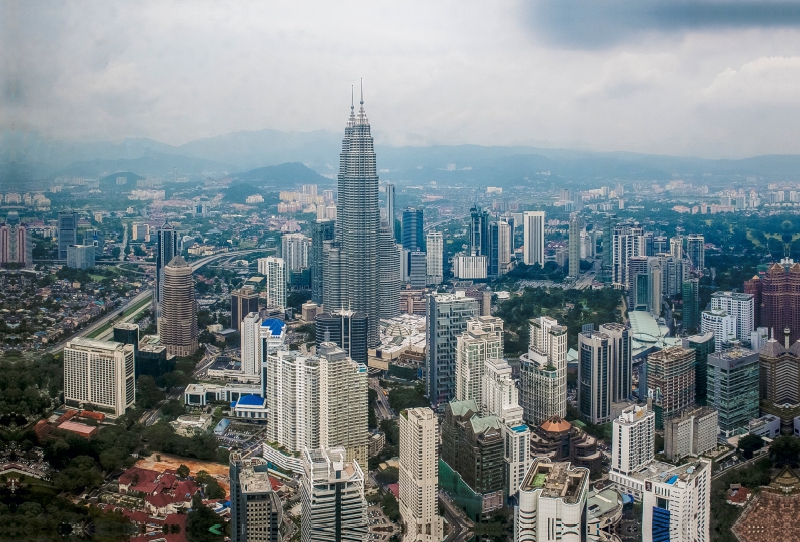 Blick über Kuala Lumpur