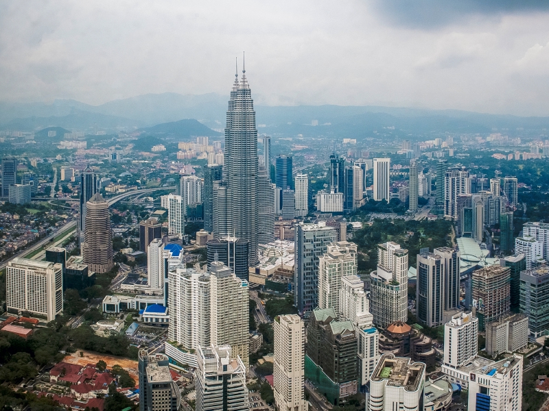 Blick über Kuala Lumpur