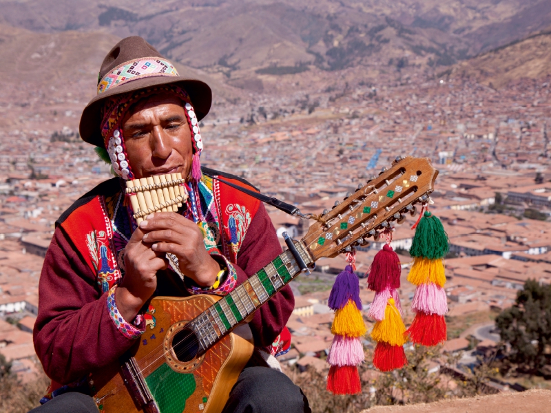 Straßenmusiker, Cuzco