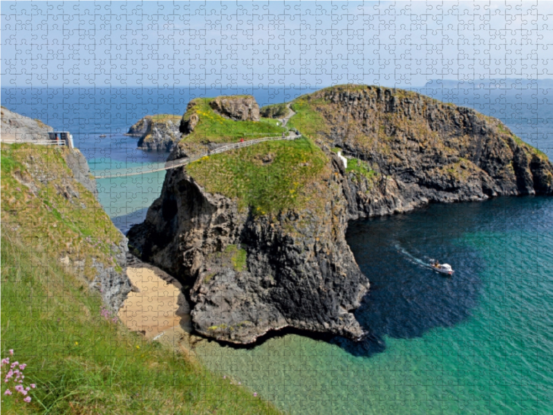 Carrick-a-Rede Insel und Hängebrücke