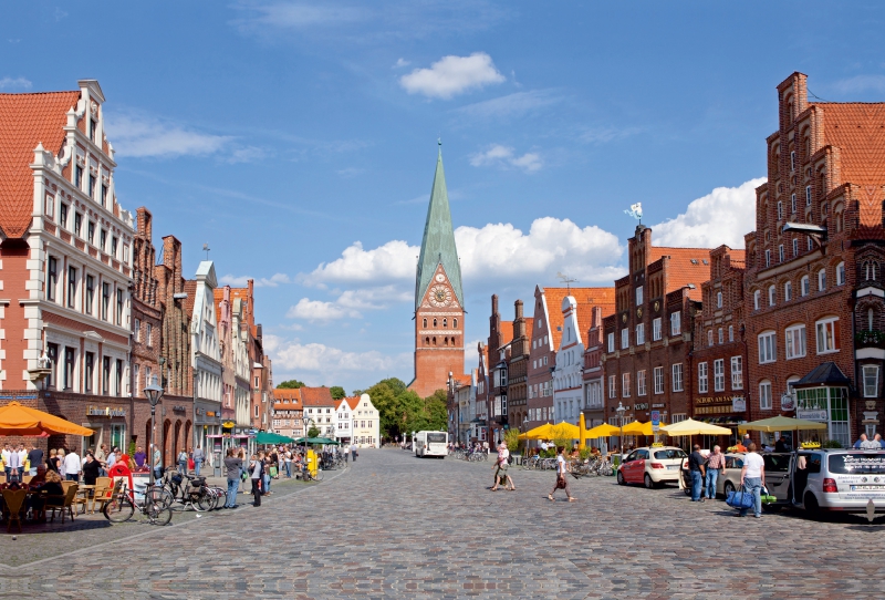 Am Sande, Johanniskirche, Lüneburg