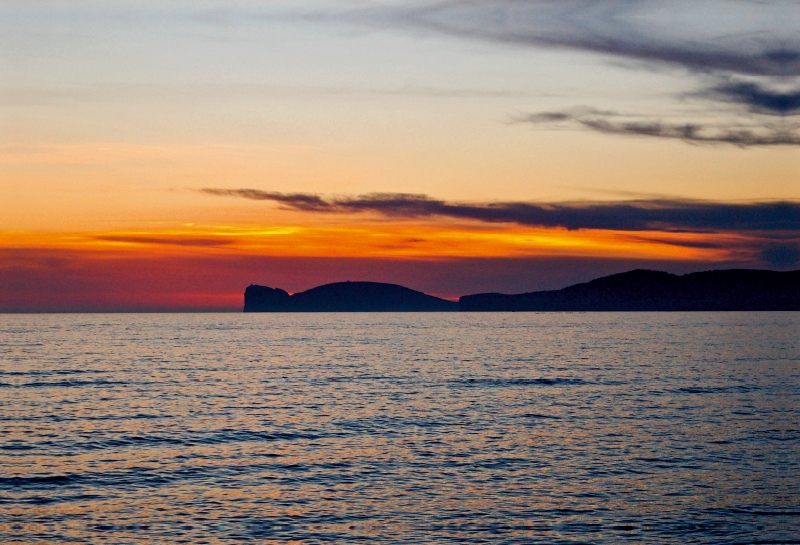 Alghero - Inselsilhouette