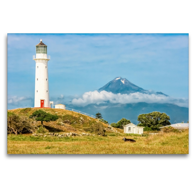 Leuchtturm am Mount Taranaki