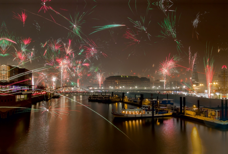 Frohes Neus Jahr HAMBURG