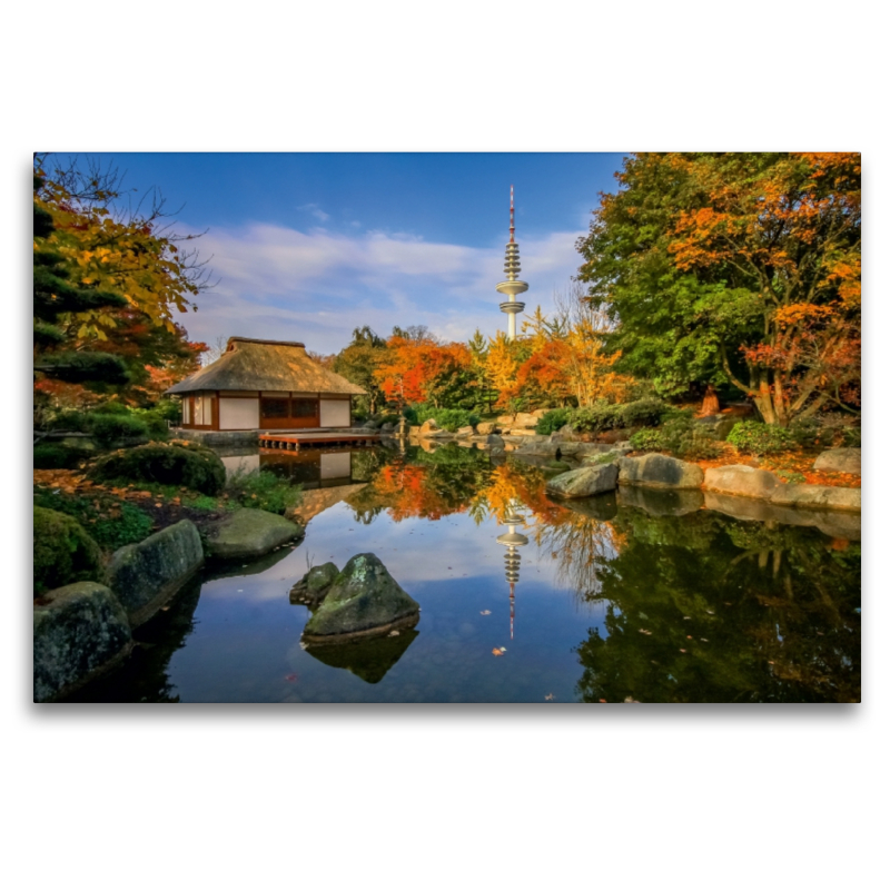 Herbstliches Teehaus in Planten un Bloomen