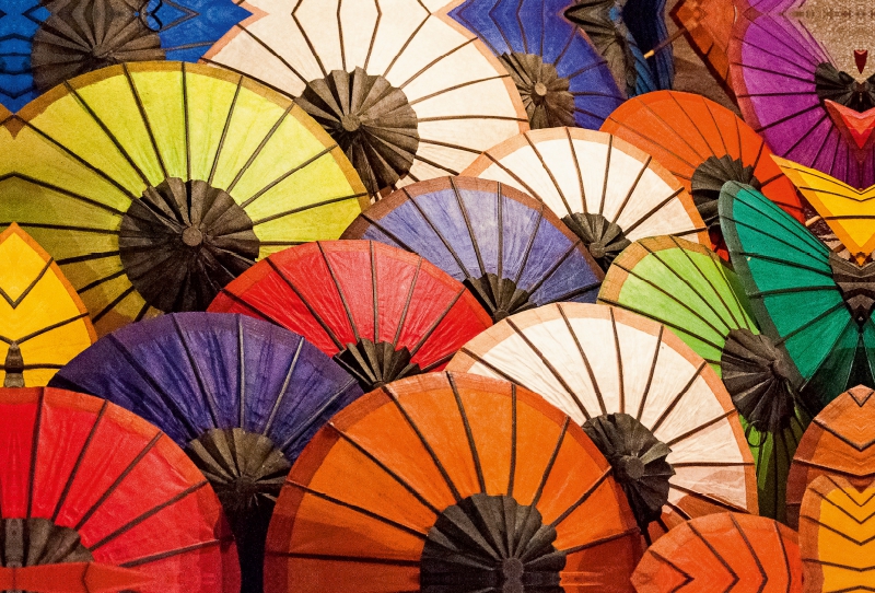 Am Nachtmarkt in Luang Prabang