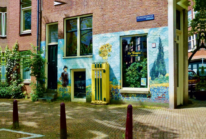 Amsterdam - Van Gogh Café / Prinsengracht