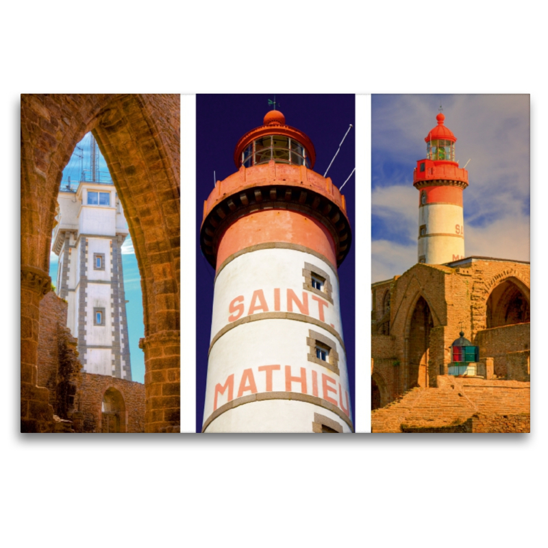 Sehnsucht Bretagne - Am Phare de Saint-Mathieu im Département Finistére findet man gleich drei Leuchttürme an einem Ort