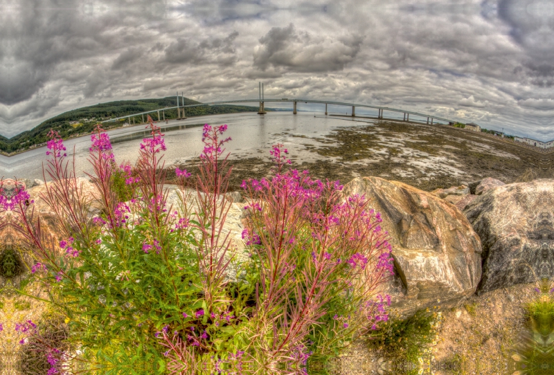 Sehnsucht Schottland - Die Kessock Bridge über den Beauly Firth in Inverness